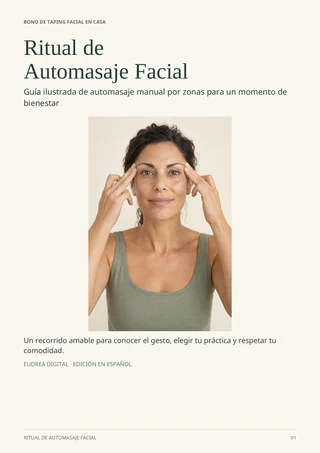 Bono Ritual de Automasaje Facial como portada digital